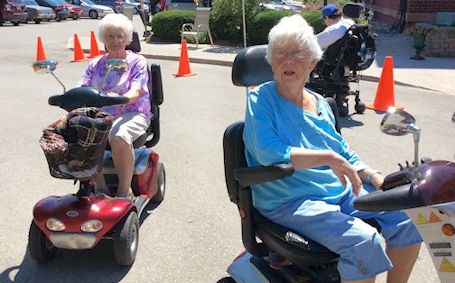 Trillium Court hosts Mobility Scooter Rodeo and Workshop