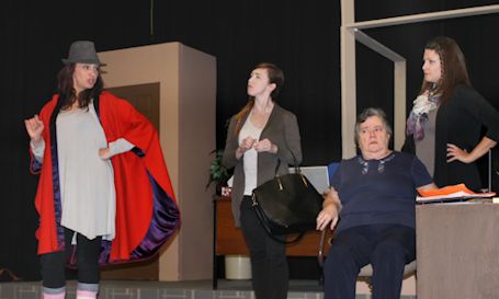 Three new faces join theatre guild for world premiere of "Office Politics" by local playwright