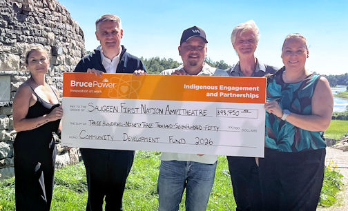 Bruce Power's supplier partners helping to revive Saugeen Amphitheatre grounds