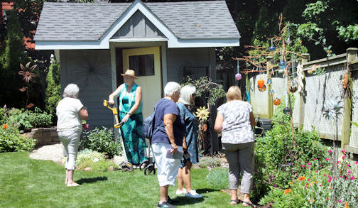 Almost 140 people brave heat to take the Through the Garden Gate tour in Kincardine