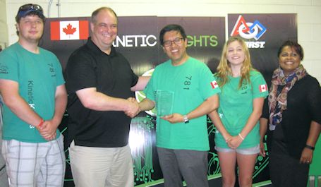 Kinetic Knights mentor receives Barbara Wright award