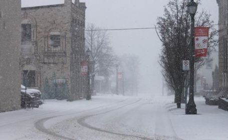 Snow storm hits Kincardine area Sunday afternoon