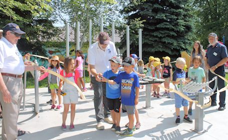 Kincardine Rotary Music Park hits high note with district governor