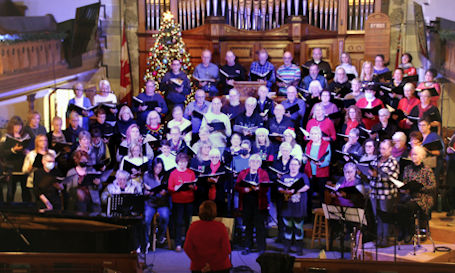 ​Kincardine Community Singers getting in the mood for Christmas with weekend concert
