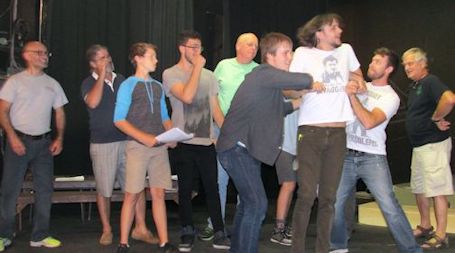 Kincardine Theatre Guild in rehearsals for production of "Joseph and the Amazing Technicolor Dreamcoat"