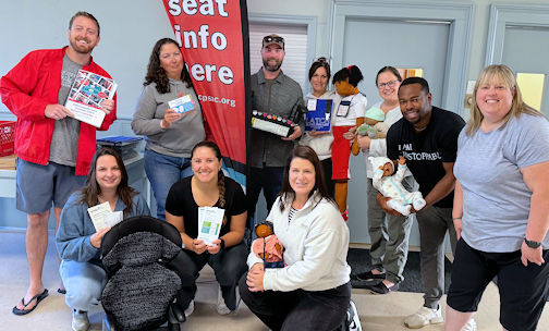 Nine people complete Child Passenger Safety Technician course in Kincardine