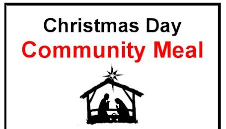 Christmas Day community meal draws about 60