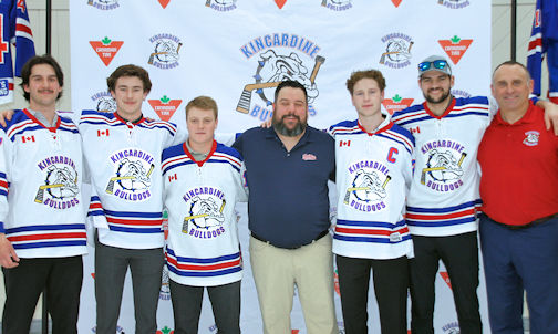 Kincardine Bulldogs players recognized for achievements at annual awards banquet