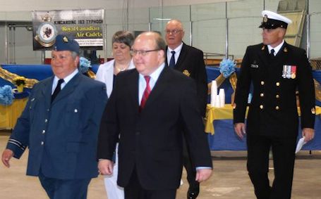 KDSS principal is reviewing officer at 30th annual Kincardine Air Cadets inspection